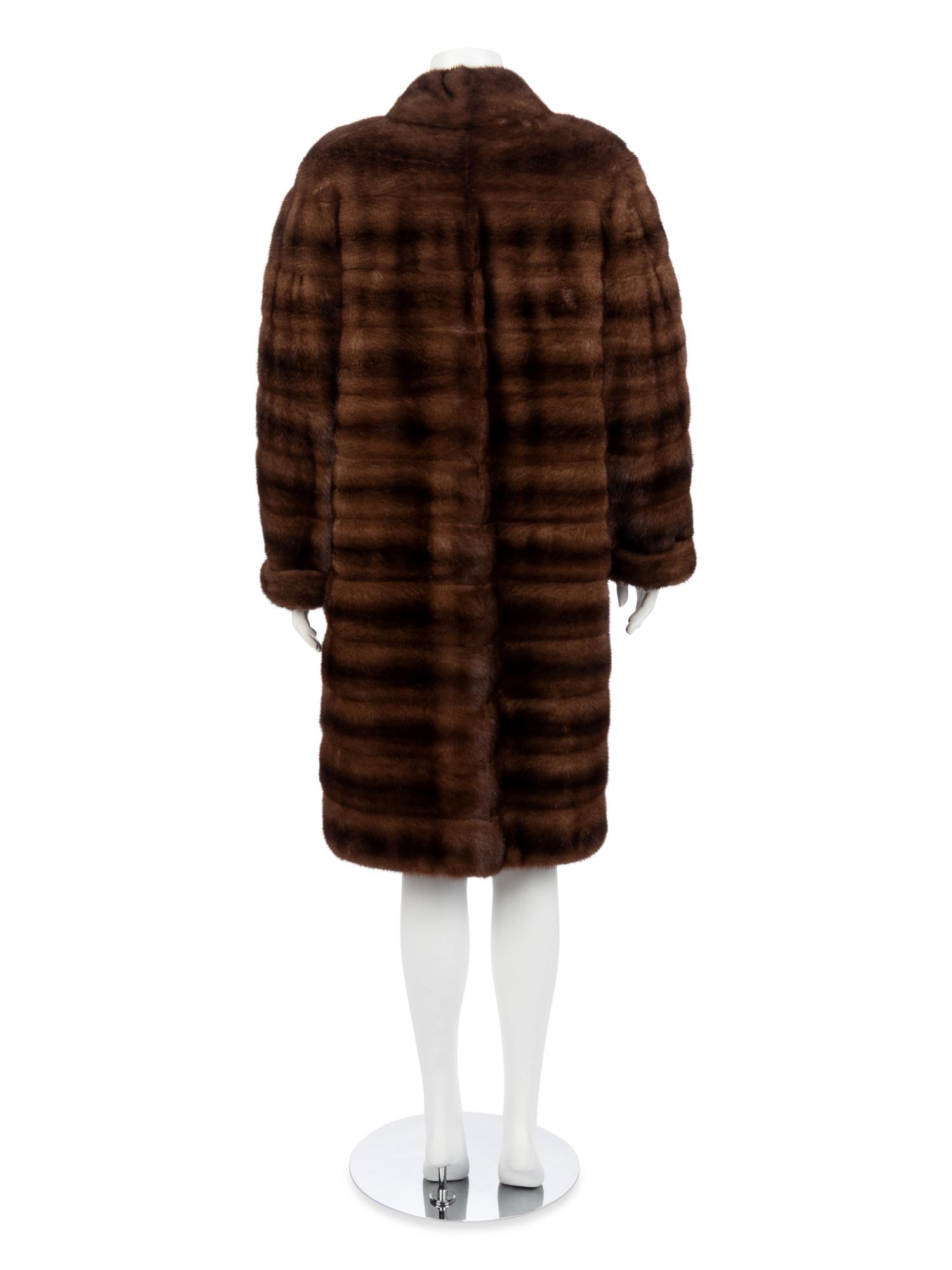 J. Mendel Mahogany Mink Coat, 2000-10s