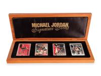 A Michael Jordan Signature Series Set of Basketball Cards Including Signed Autograph Card (Upper Deck Authenticated),