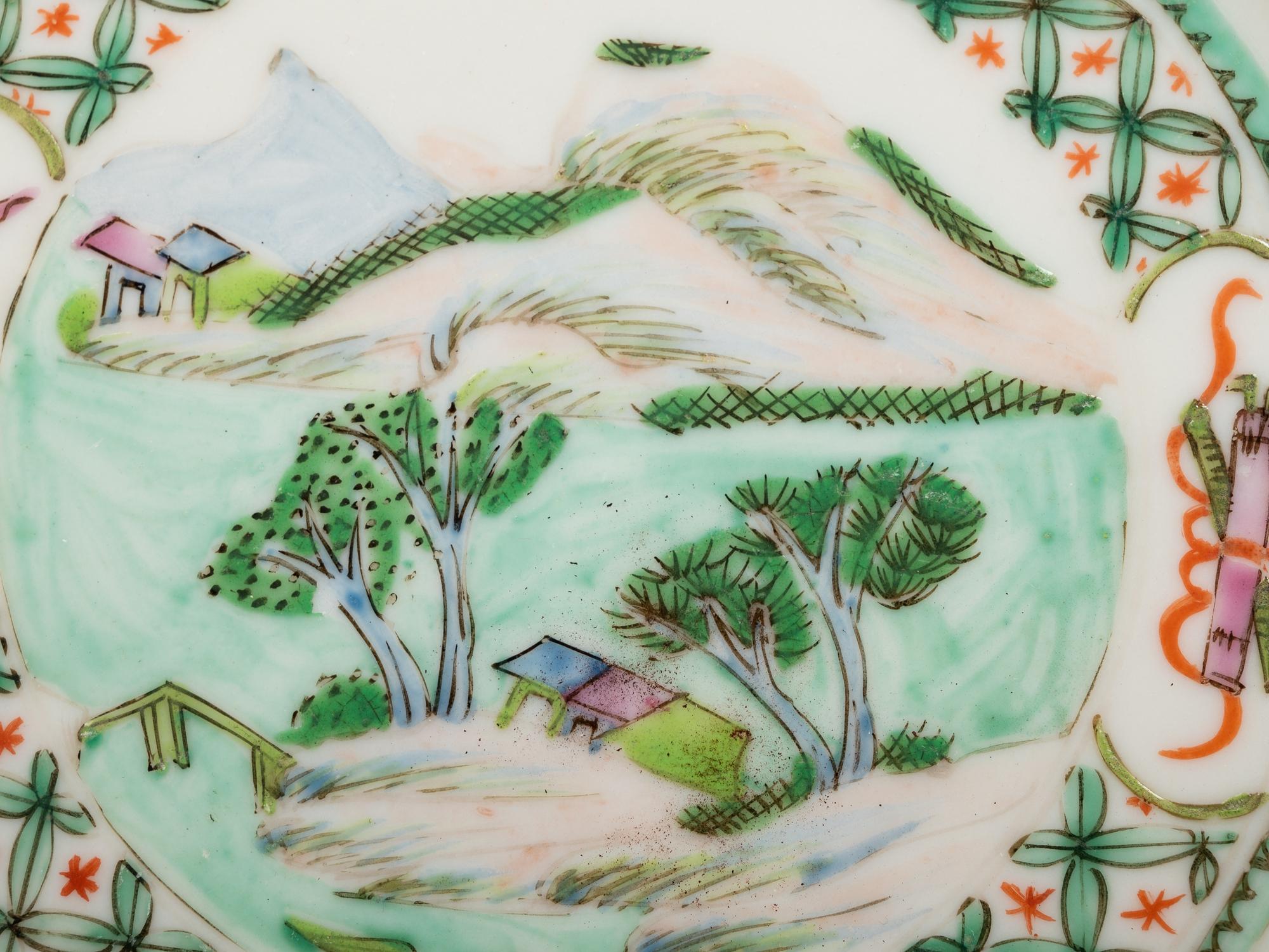 Eight Chinese Porcelain Plates