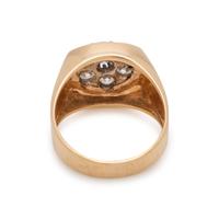 YELLOW GOLD AND CLARITY ENHANCED DIAMOND RING
