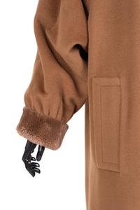 Yves Saint Laurent Rive Gauche Cashmere and Shearling Coat, 1980-90s