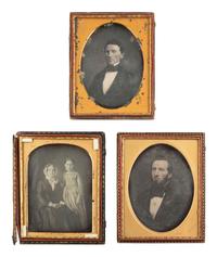 [EARLY PHOTOGRAPHY]. An assortment of cased images, many collected as associated family groups.