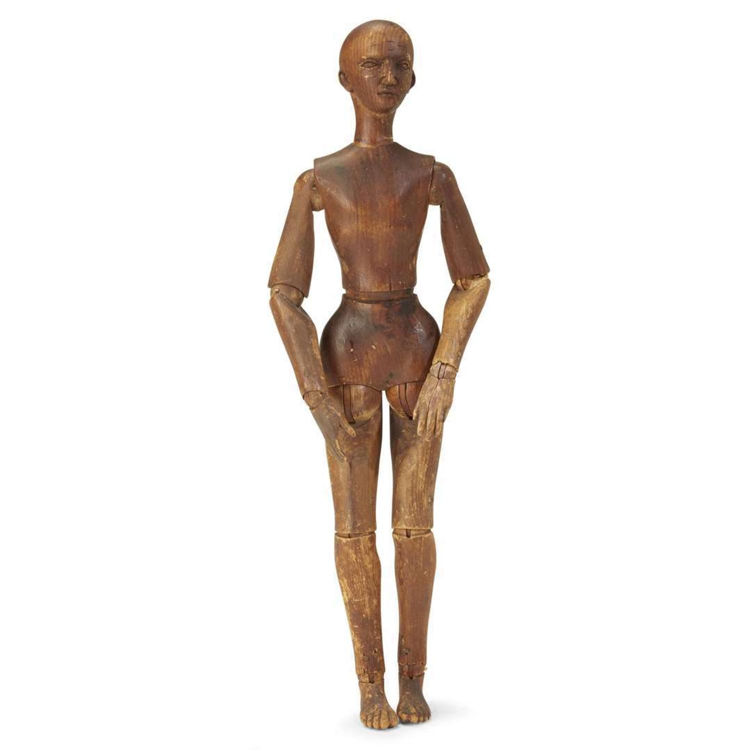 Articulated wood artist's model 19th century