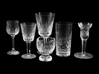 A Group of Waterford Lismore Glass Stemware