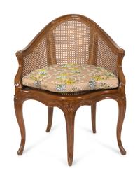 A Louis XV Provincial Beechwood Chaise a Bureau — THIRD QUARTER 18TH CENTURY