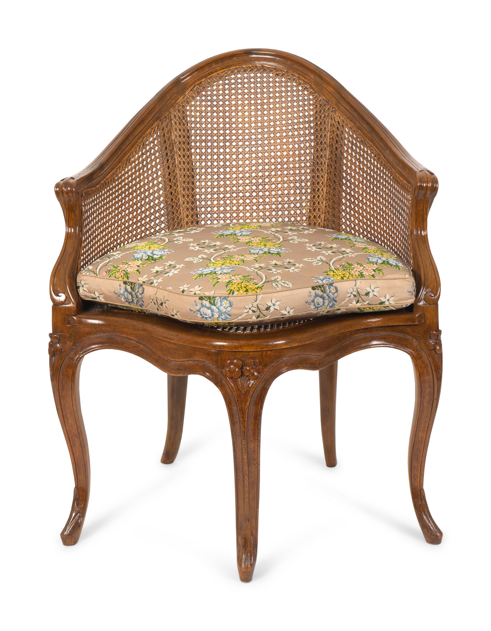 A Louis XV Provincial Beechwood Chaise a Bureau — THIRD QUARTER 18TH CENTURY