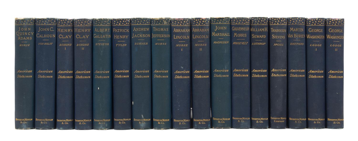 American Statesmen. Boston: 1885-1899. 14 volumes.