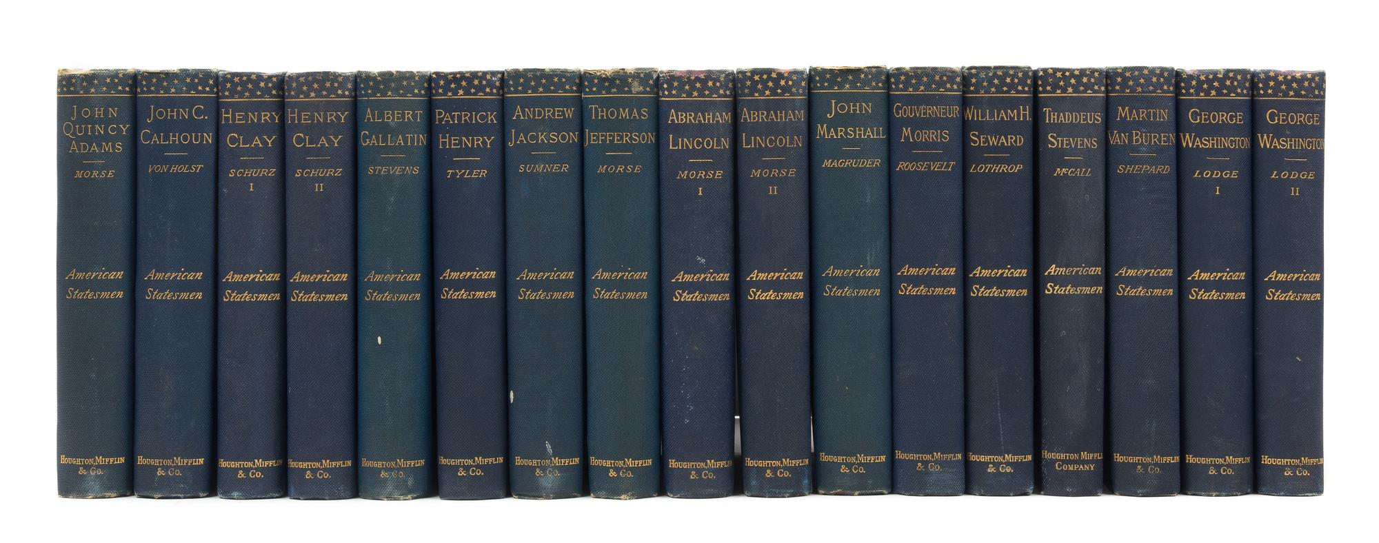 American Statesmen. Boston: 1885-1899. 14 volumes.