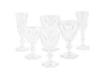 A 36-Piece Baccarat Cut Crystal Stemware Service — 20TH CENTURY