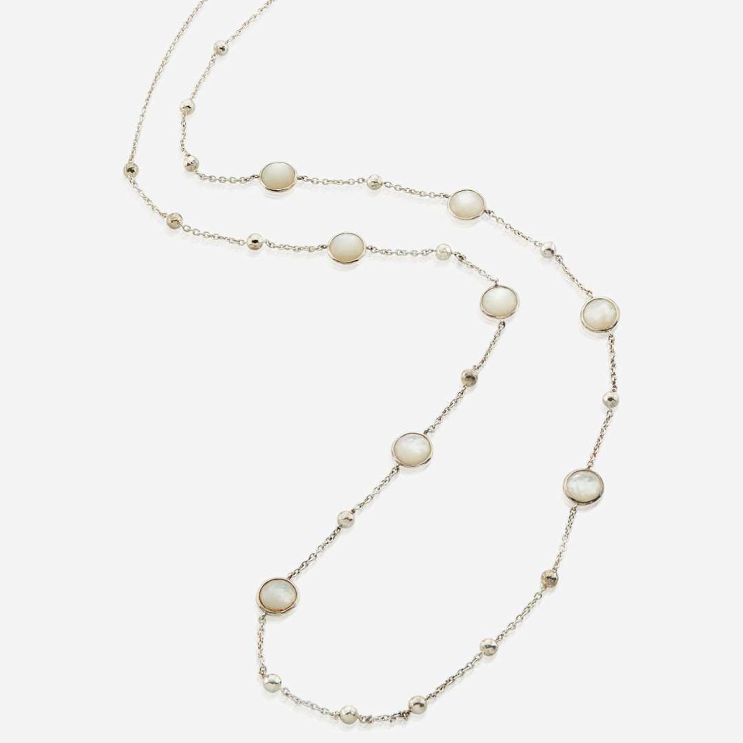 A collection of contemporary sterling silver jewelry, Ippolita, David Yurman, John Hardy