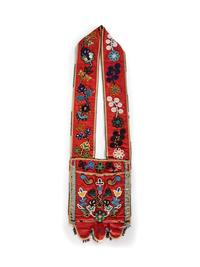 Metis Cree Beaded Bandolier Bag