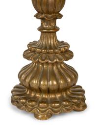 A Continental Giltwood Lamp