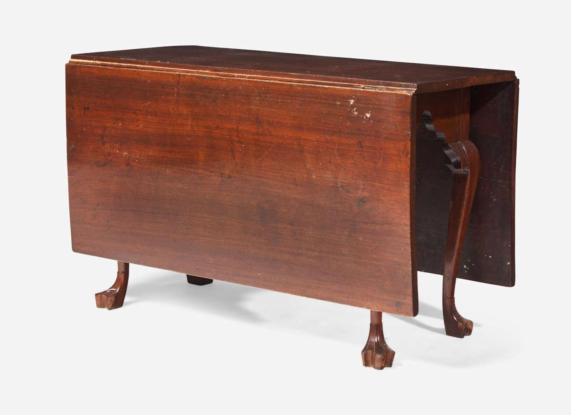 A Queen Anne walnut drop-leaf table, Pennsylvania, circa 1770