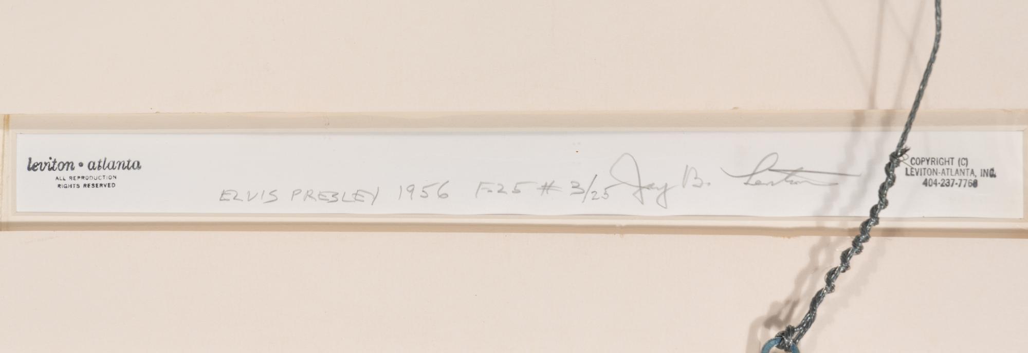 Elvis Presley, 1956 and Untitled (Elvis and Nixon ) (two works)