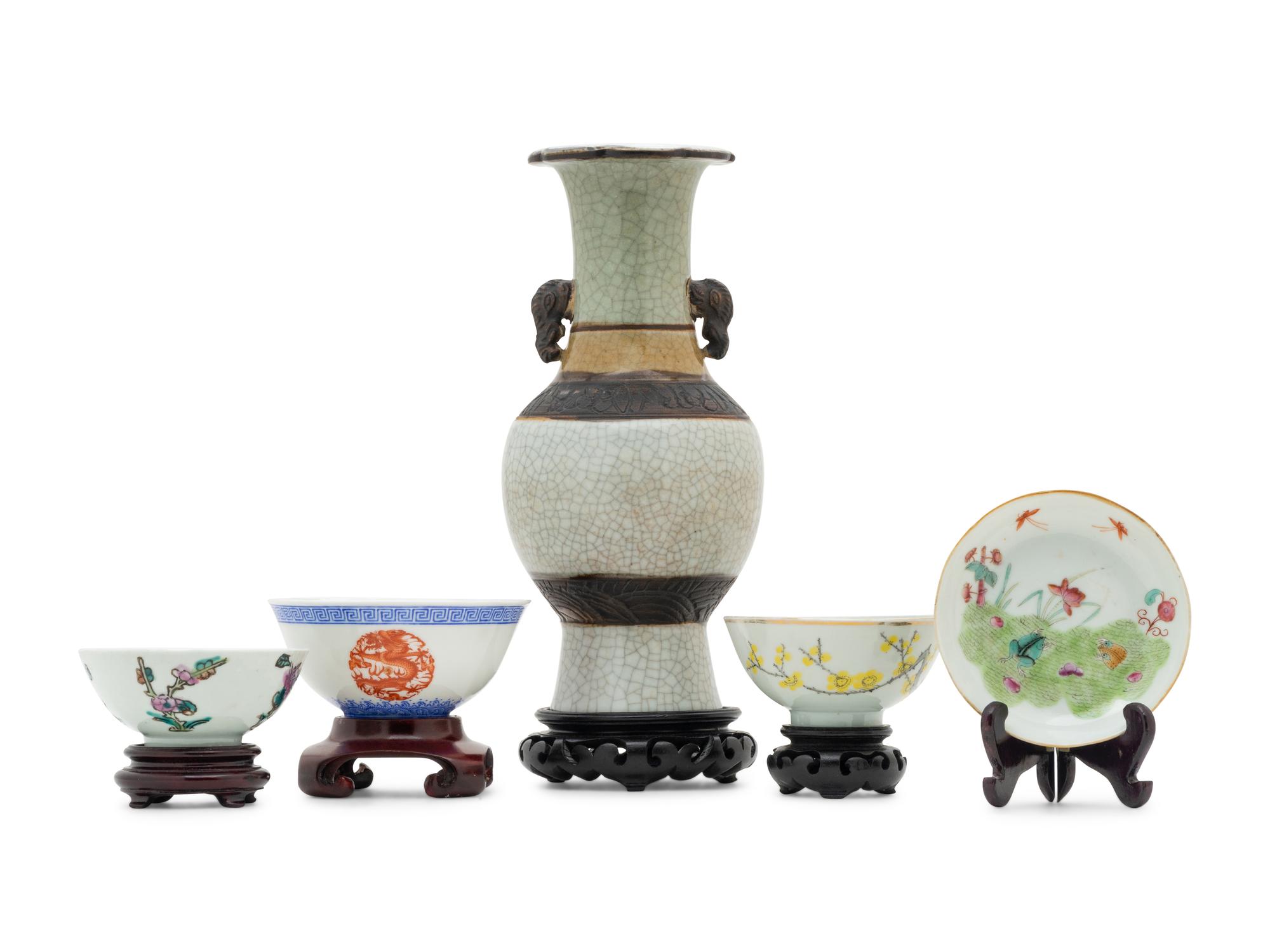 Five Chinese Porcelain Articles