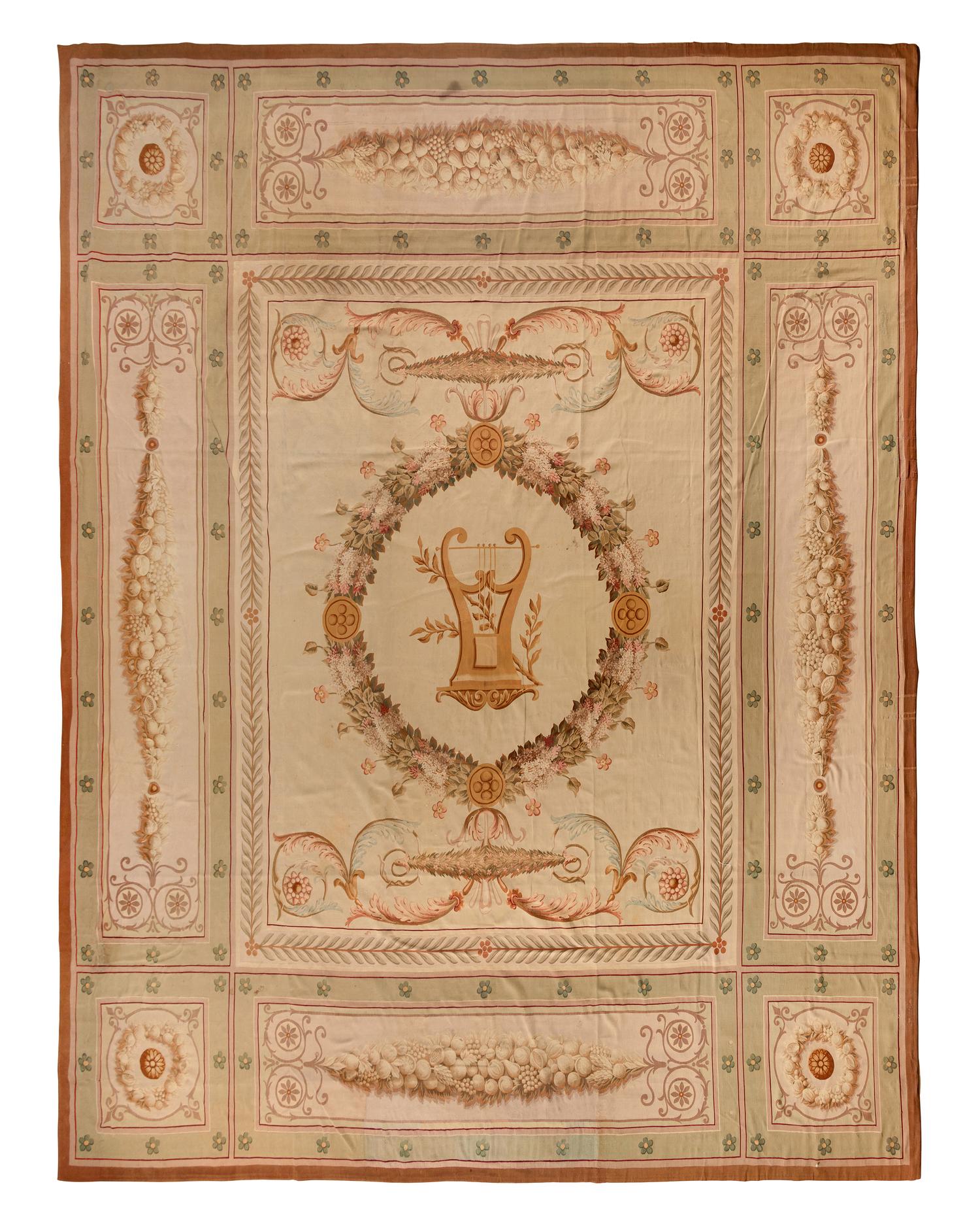 A French Aubusson Floor Covering