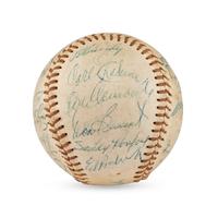 A 1957 Brooklyn Dodgers Team Signed Autograph Baseball (Beckett Authentication Services Letter of Authenticity)