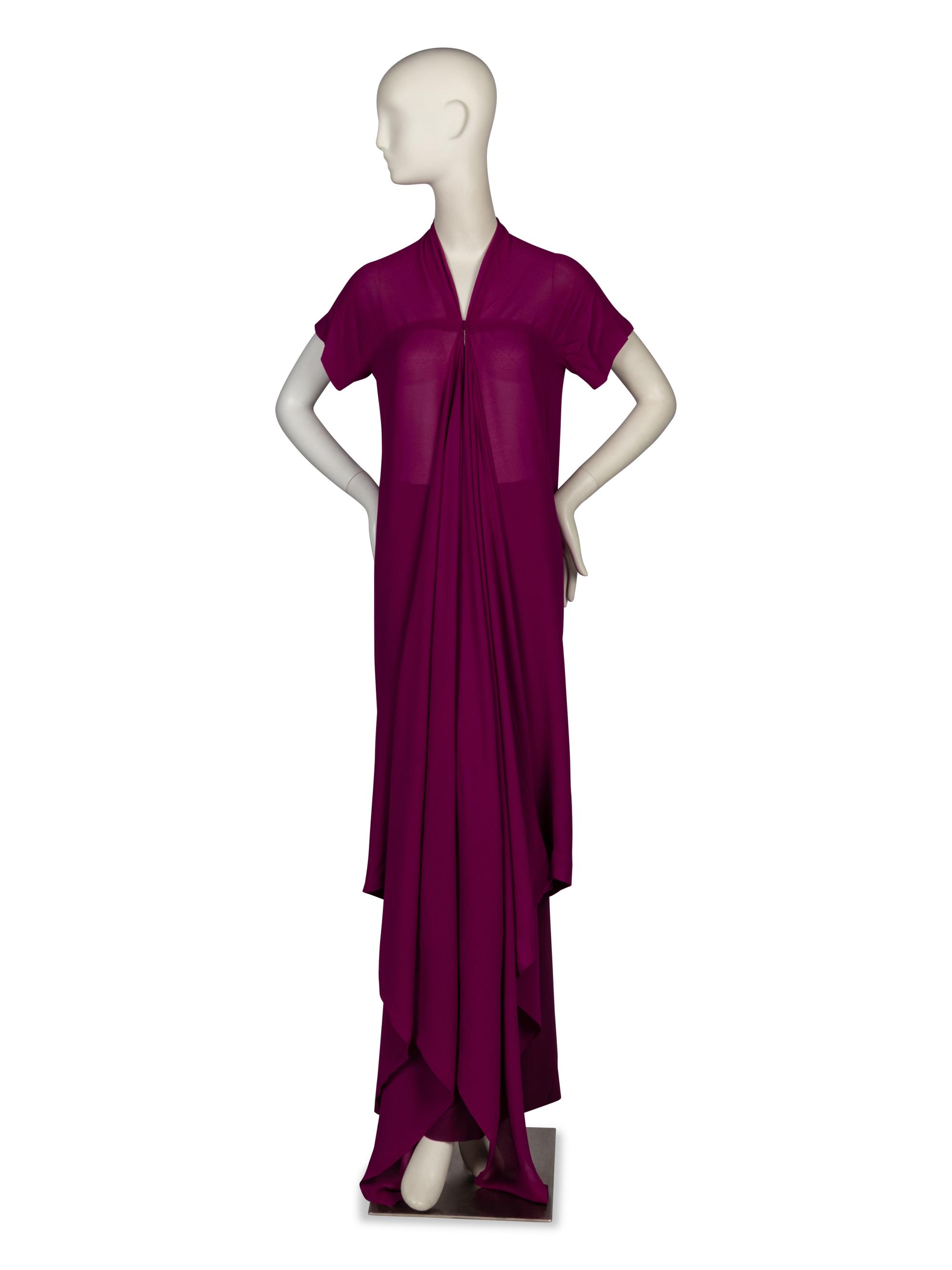 Madame Grès, Draped Silk Ensemble, 1970s