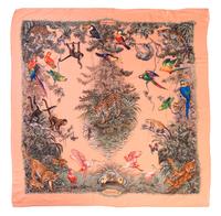 An Hermes 140cm Silk Cashmere Shawl, 55" x 55".