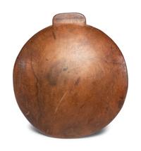 A Finely Polished Cherrywood Milk Skimmer