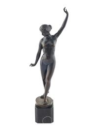 A Continental Bronze Figure