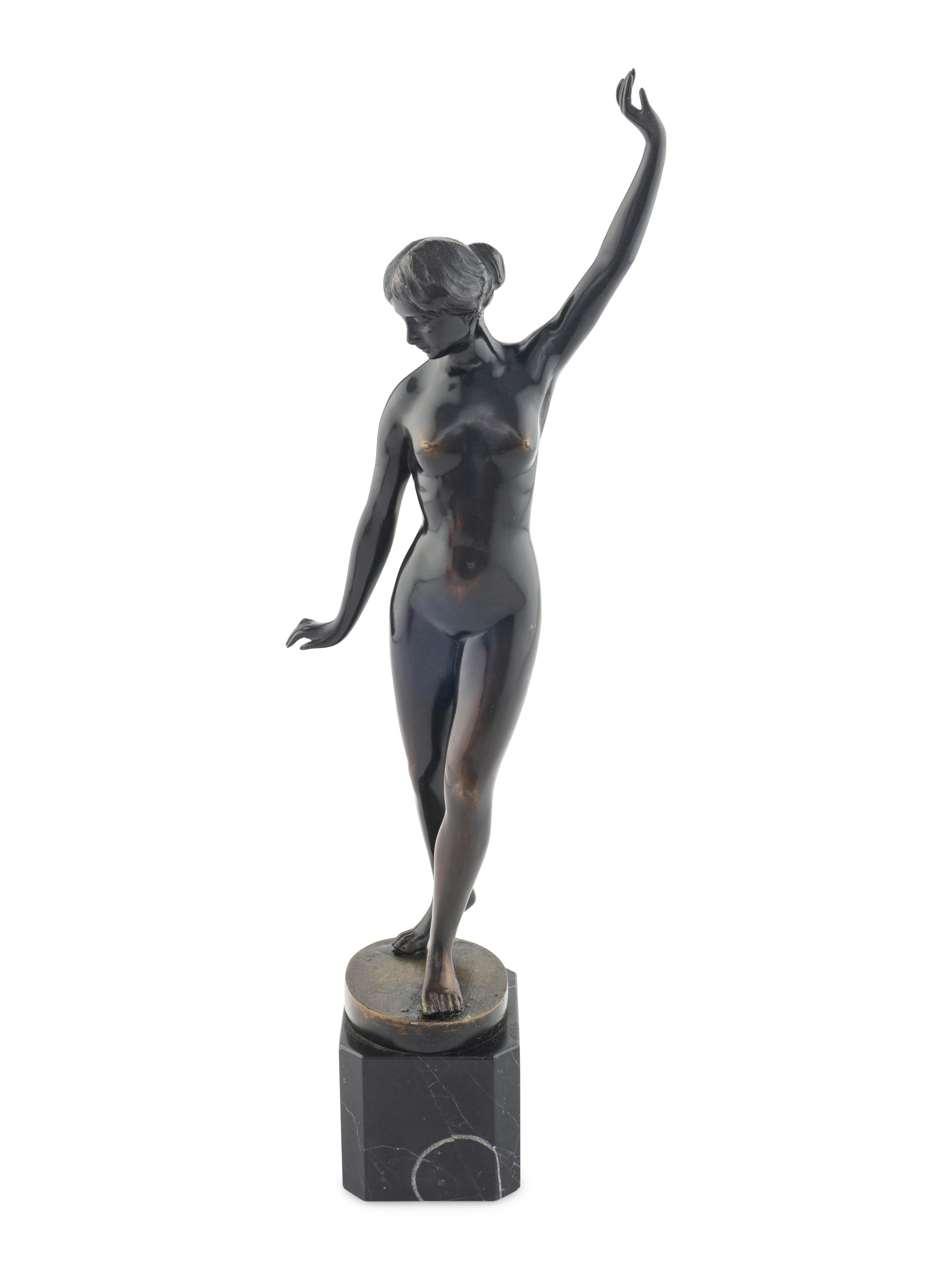 A Continental Bronze Figure