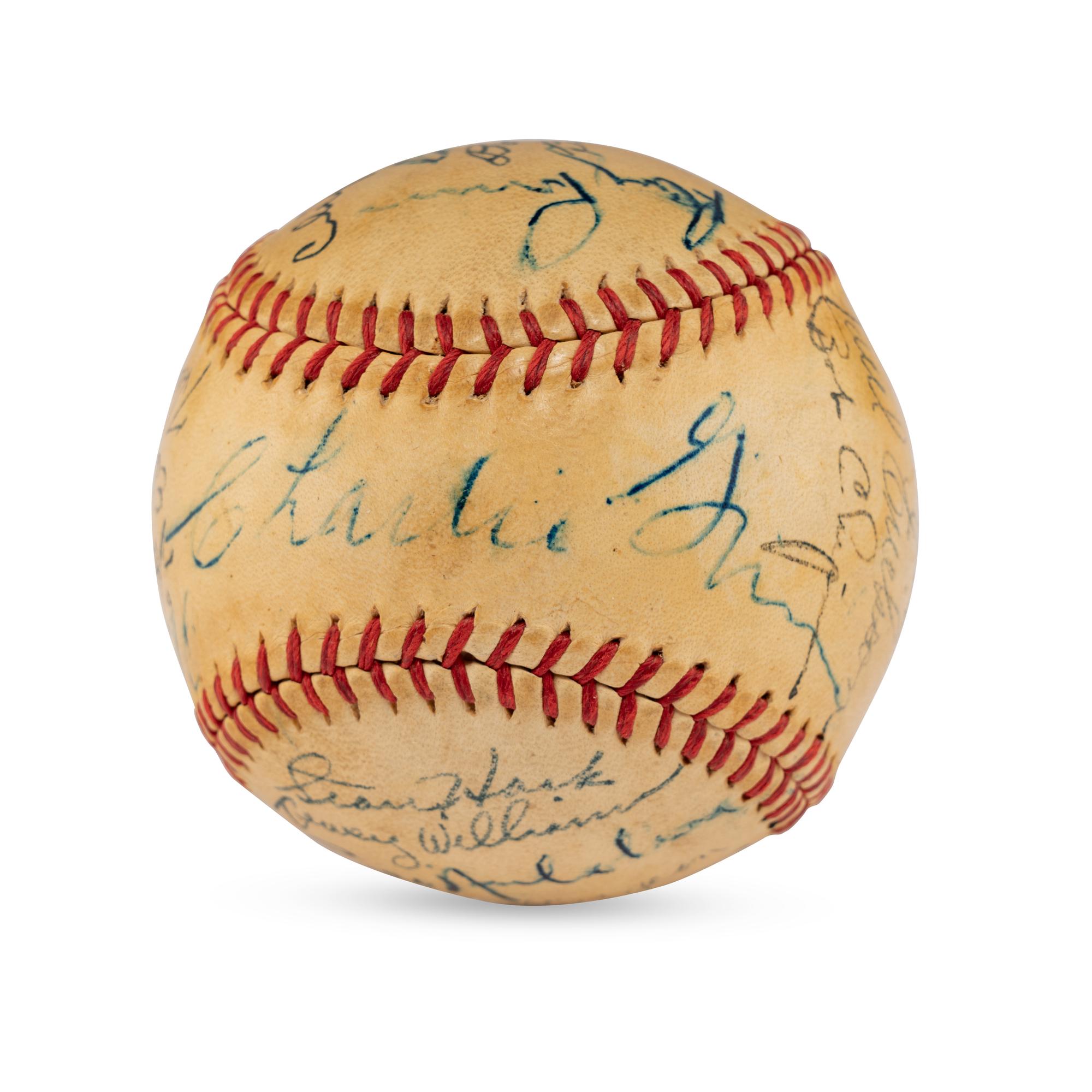 A 1947 Chicago Cubs Team Signed Autograph Baseball