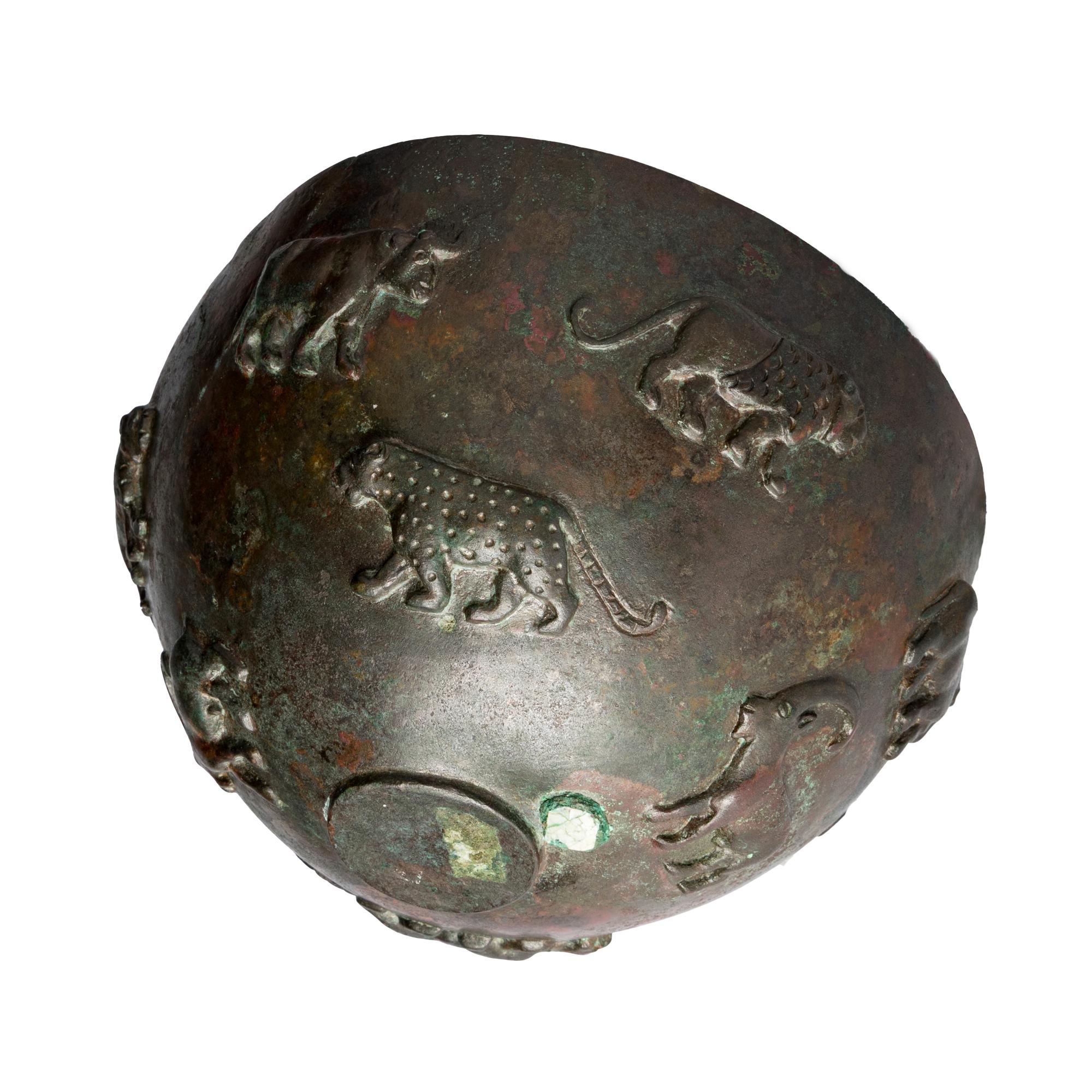 A Sumerian Copper Bowl with a Procession of Animals