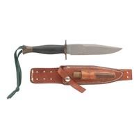 Jimmy Lile "No Dot" Grey Ghost Style Bowie Knife with Sheath & Steel
