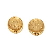 RICHARD KIMBALL, YELLOW GOLD EARRINGS