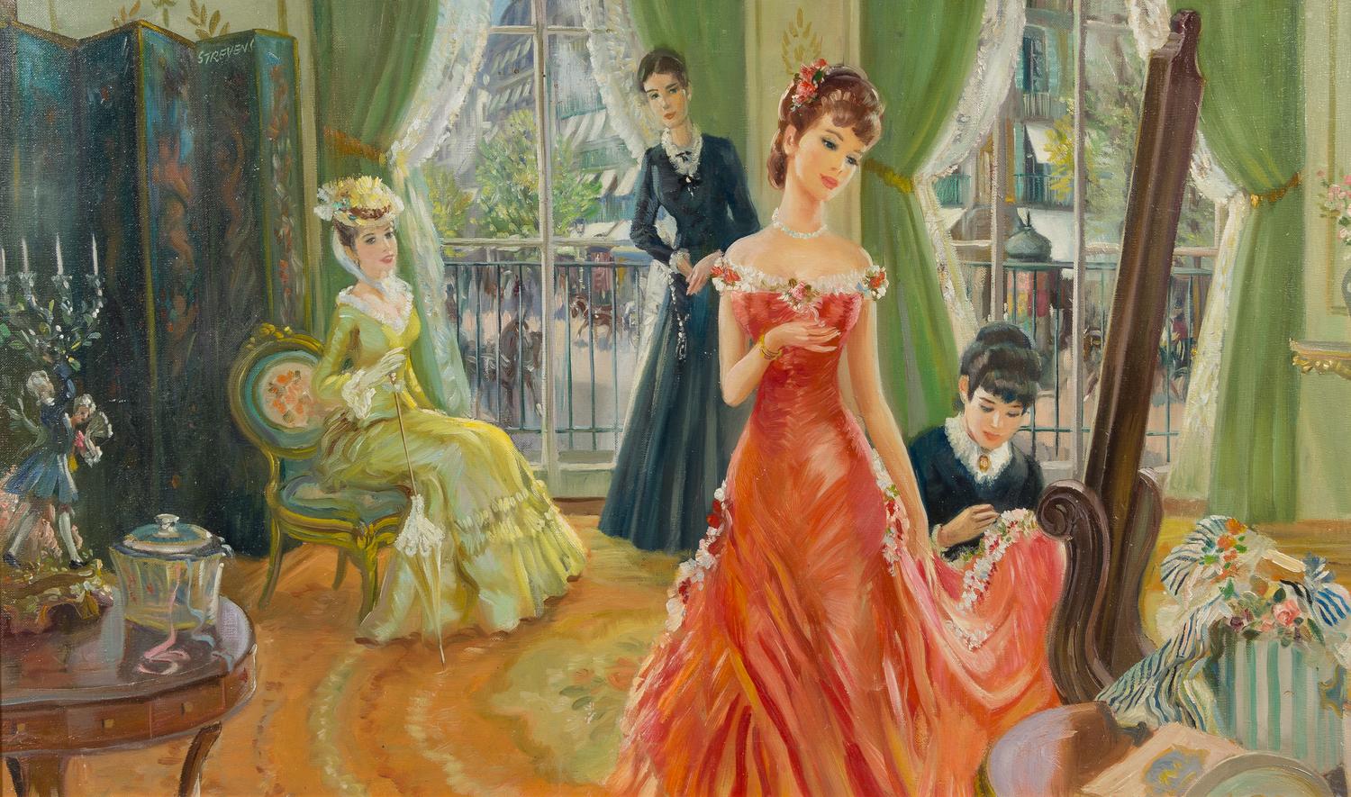 Frederic John Lloyd Strevens, (British, 1902-1990), The Ball Dress