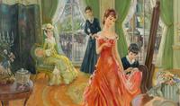 Frederic John Lloyd Strevens, (British, 1902-1990), The Ball Dress