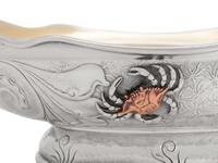 An American Silver and Mixed Metal Serving Bowl