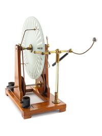 Ducretet & Roger. Wimshurst Electrostatic Disks. 1920