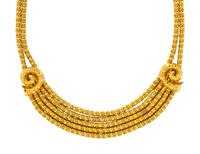 LALAOUNIS, YELLOW GOLD MULTISTRAND NECKLACE