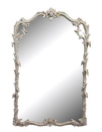 A Painted Foliate Molded Framed Mirror 44 1/2 x 29 1/2 inches. — 20TH CENTURY