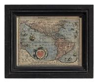HONDIUS, Jodocus. Americae Descrip. Amsterdam, ca 1608.