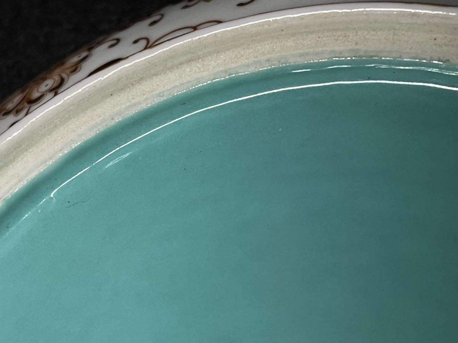 A Chinese enameled eggshell porcelain "Winter Landscape" dish, signed Yu Wenxiang, and a vase 薄胎瓷盘及人物画瓷瓶 20th century ????