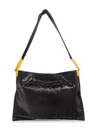 Fendi Black Snakeskin Beaded Bag