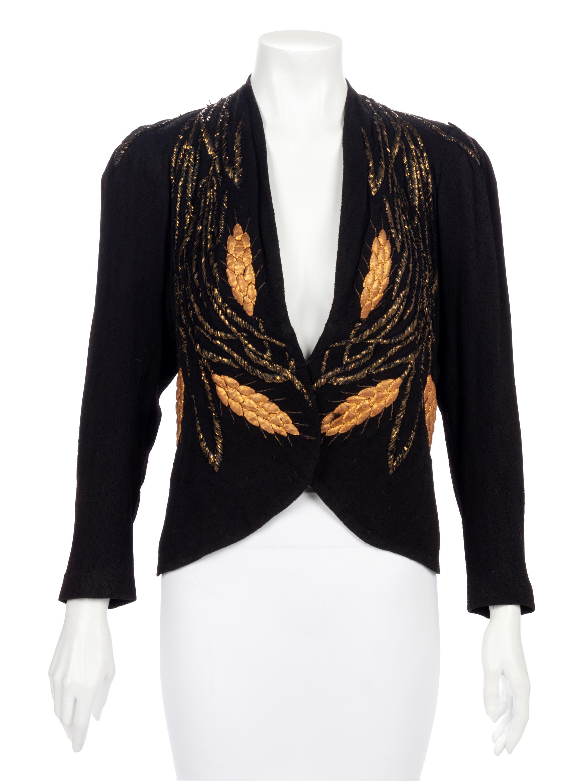 Collection of Five Jackets and Tops, 1930s-40s