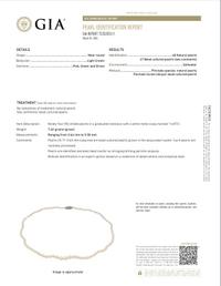NATURAL AND CULTURED PEARL NECKLACE
