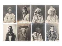 [NATIVE AMERICANS]. [THROSSEL, Richard (1882-1933), photographer]. A collection of 75 silver gelatin photographs documenting Crow Indians. Provenance : Estate of Joseph Henry Sharp.