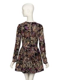 VALENTINO, METALLIC JACQUARD KNIT DRESS