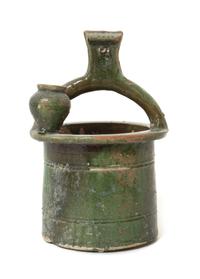 A Green Glazed Pottery Model of a Well — HAN DYNASTY