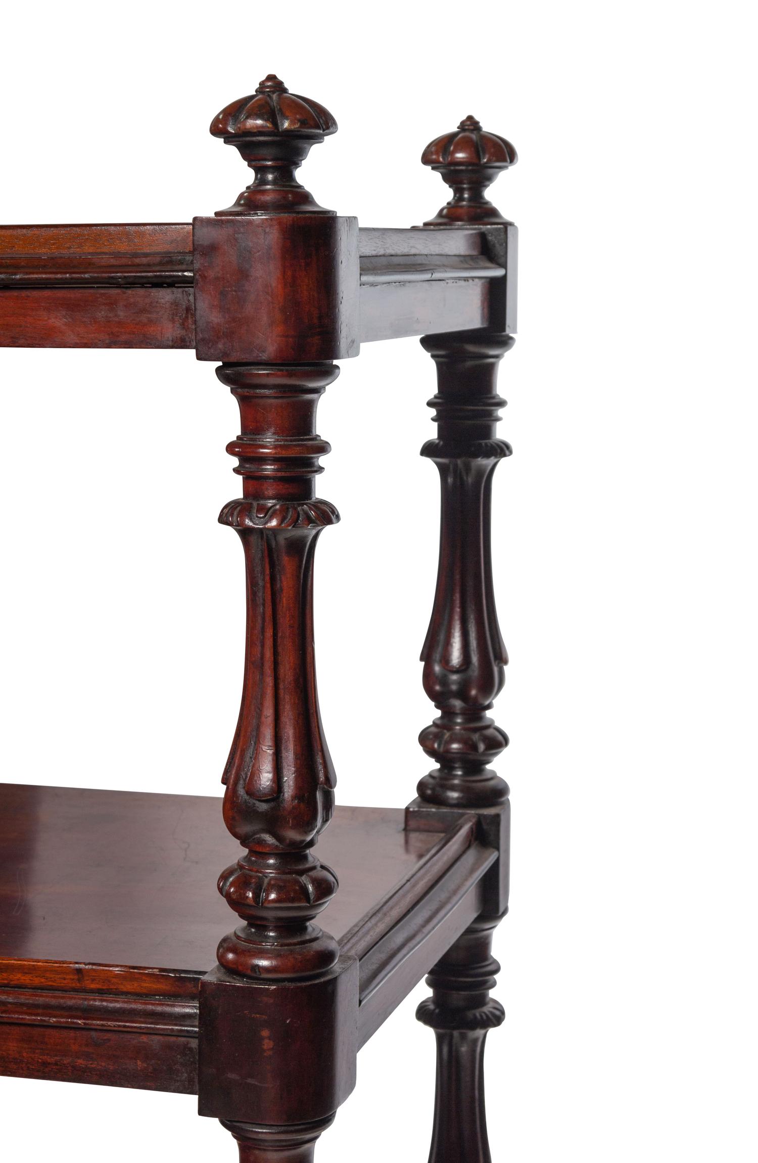 A William IV Mahogany Étagère