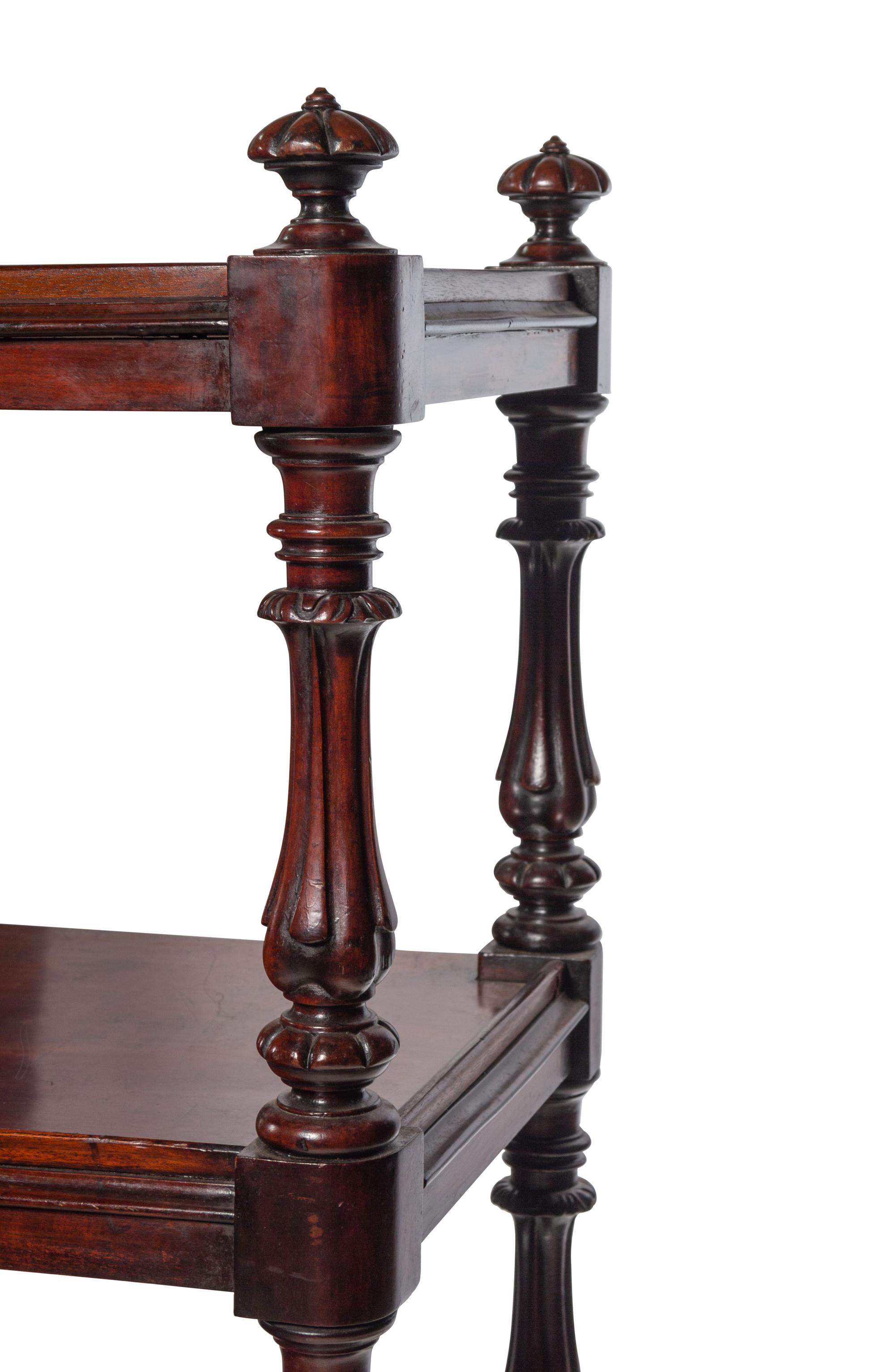 A William IV Mahogany Étagère
