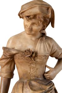An Italian Carved Alabaster Sculpture