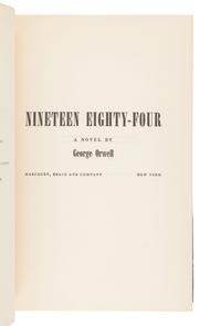 [ORWELL, George (1903-1950) - AMERICAN EDITIONS]. A group of 3 works, comprising: