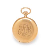 PATEK PHILIPPE, 18K YELLOW GOLD OPEN FACE POCKET WATCH