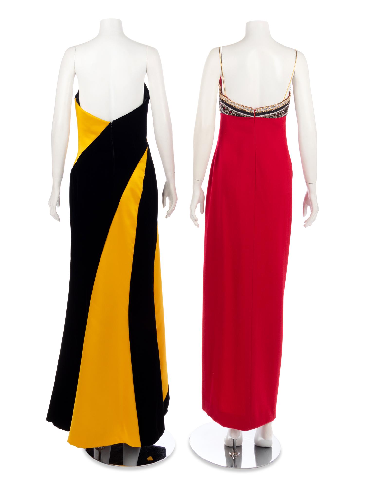 Two Bob Mackie Vintage Dresses, 1980-90s